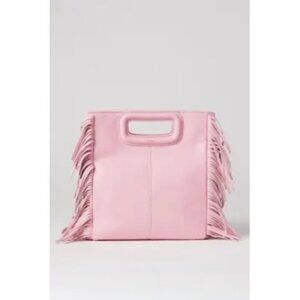 Maje Pink Fringe Bag